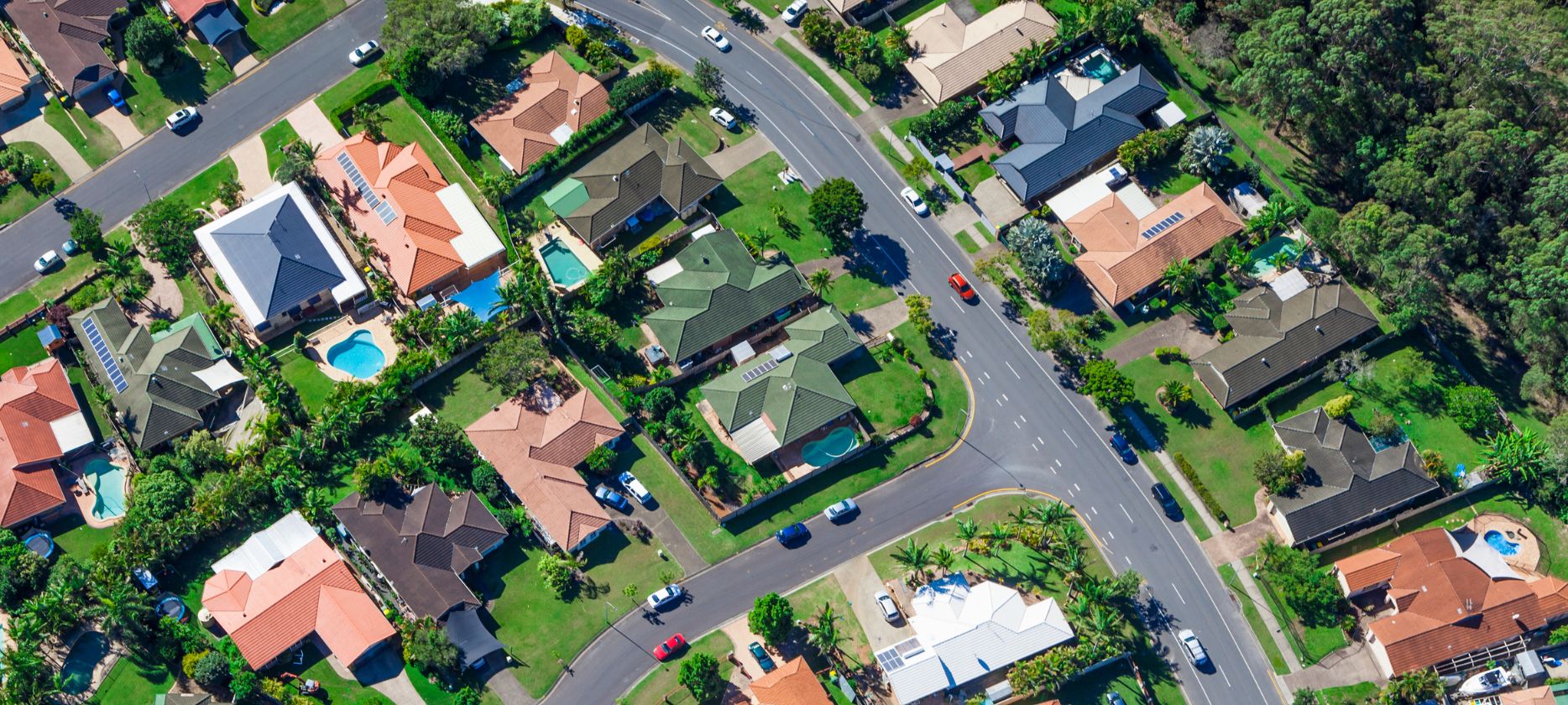 images of houses overhead