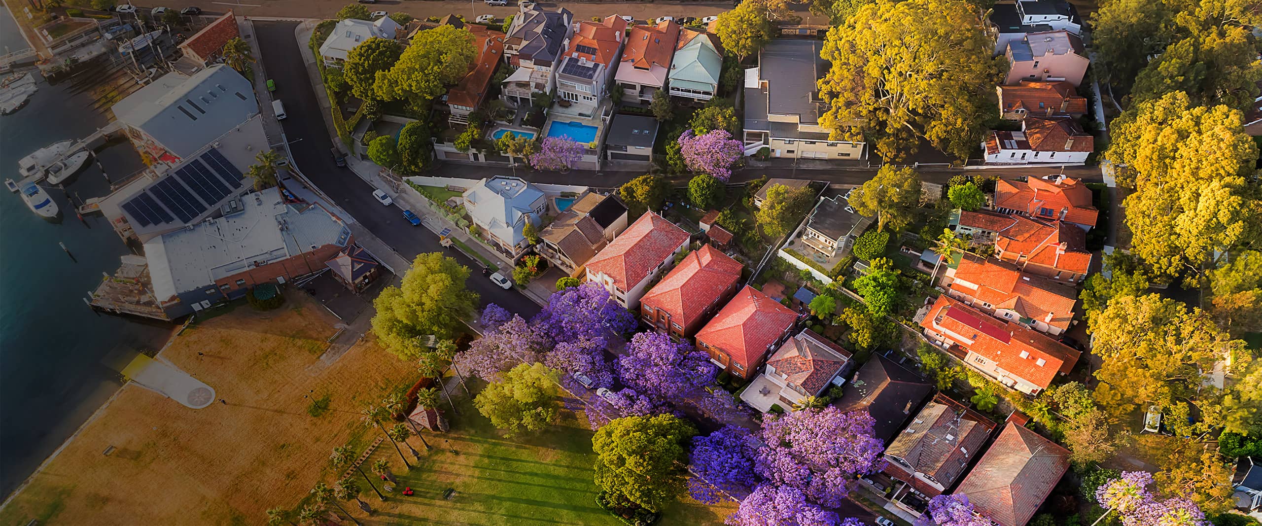 Aerial photo of Sydney
