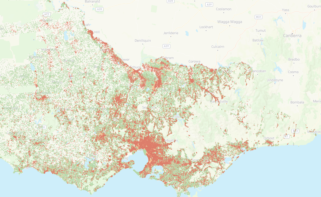 Risk of flood around outskirts of Melbourne